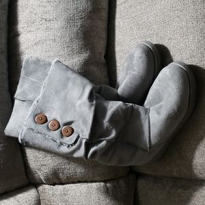 Skechers Gray Thigh-High Boots